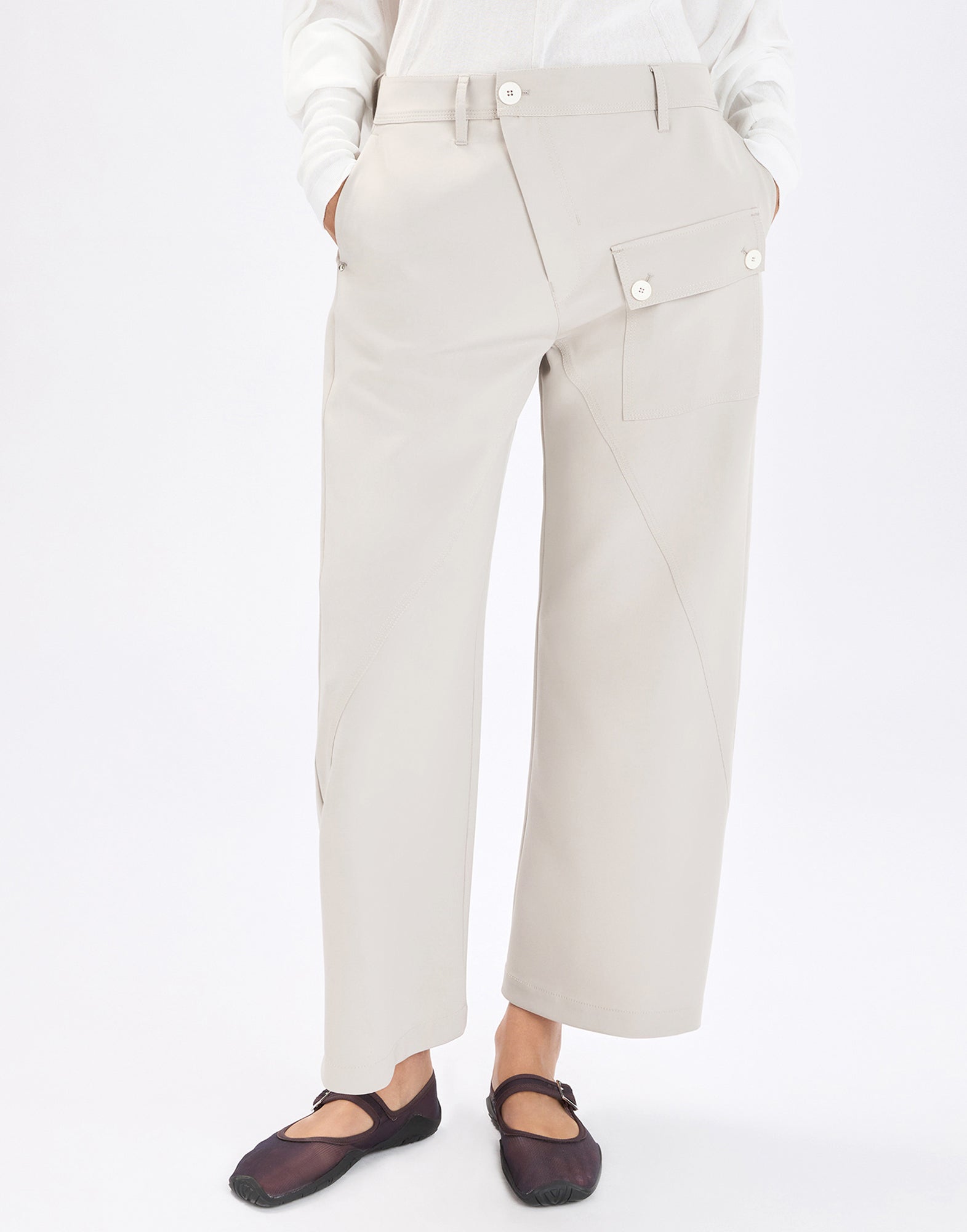 ㍗*㌍様 2000s archive cropped button pants WATTS