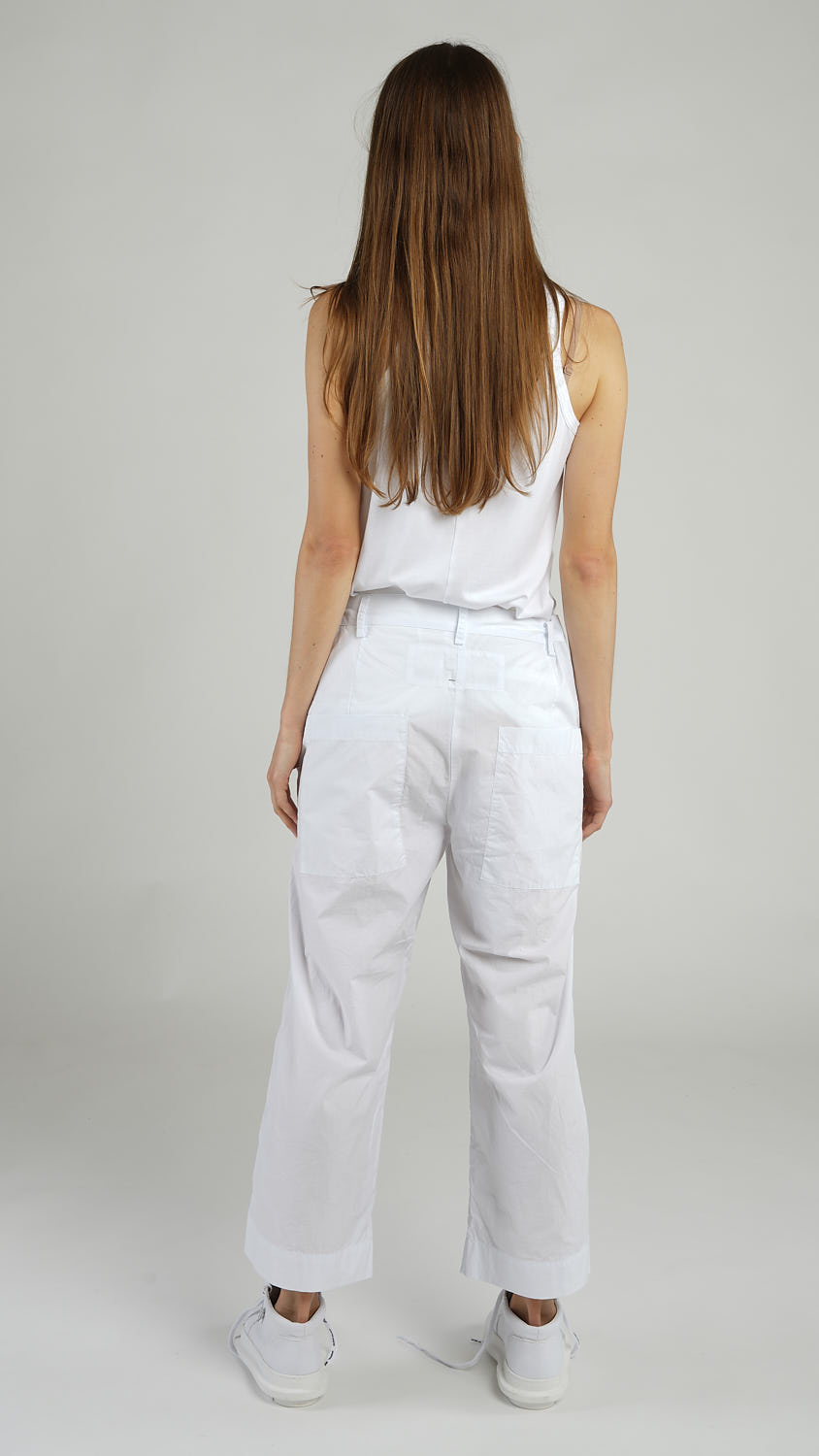 PANTS 3320108-white print white | M | Hot Selection
